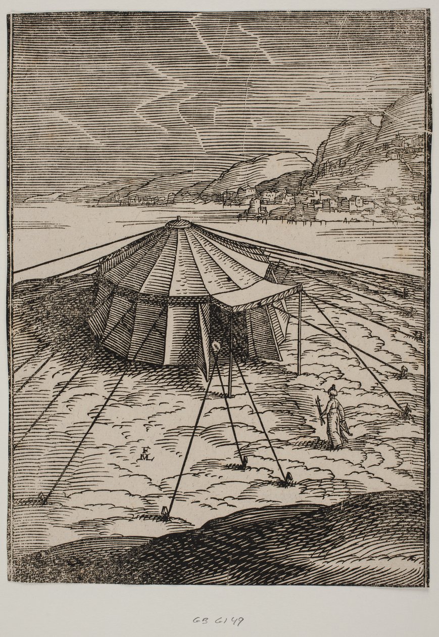 Tente militaire turque - Melchior Lorck