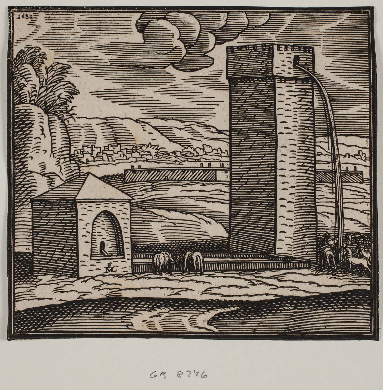 Puits, abreuvoir et château d