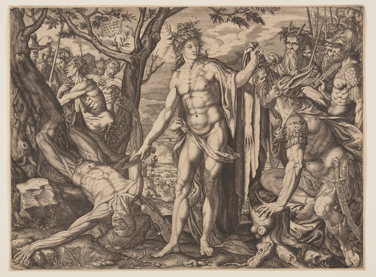 Apollon et Marsyas/Jugement de Midas - Melchior Meier