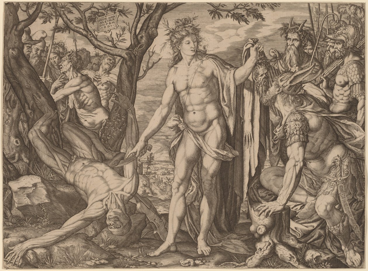 Apollon et Marsyas - Melchior Meier