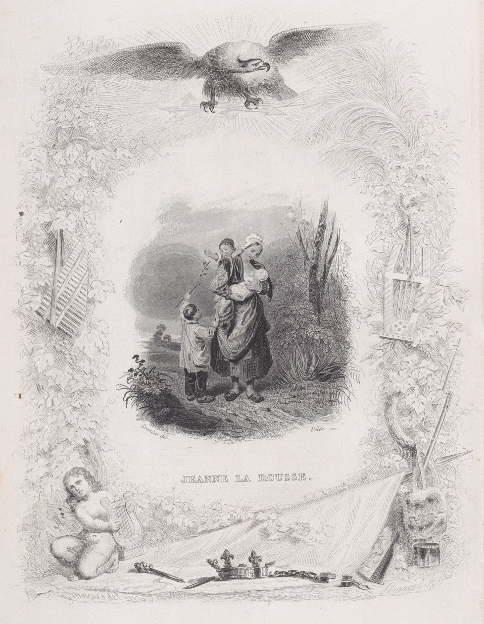 Jeanne la Rousse, des Chansons de Béranger, 1829 - Melchior Peronard