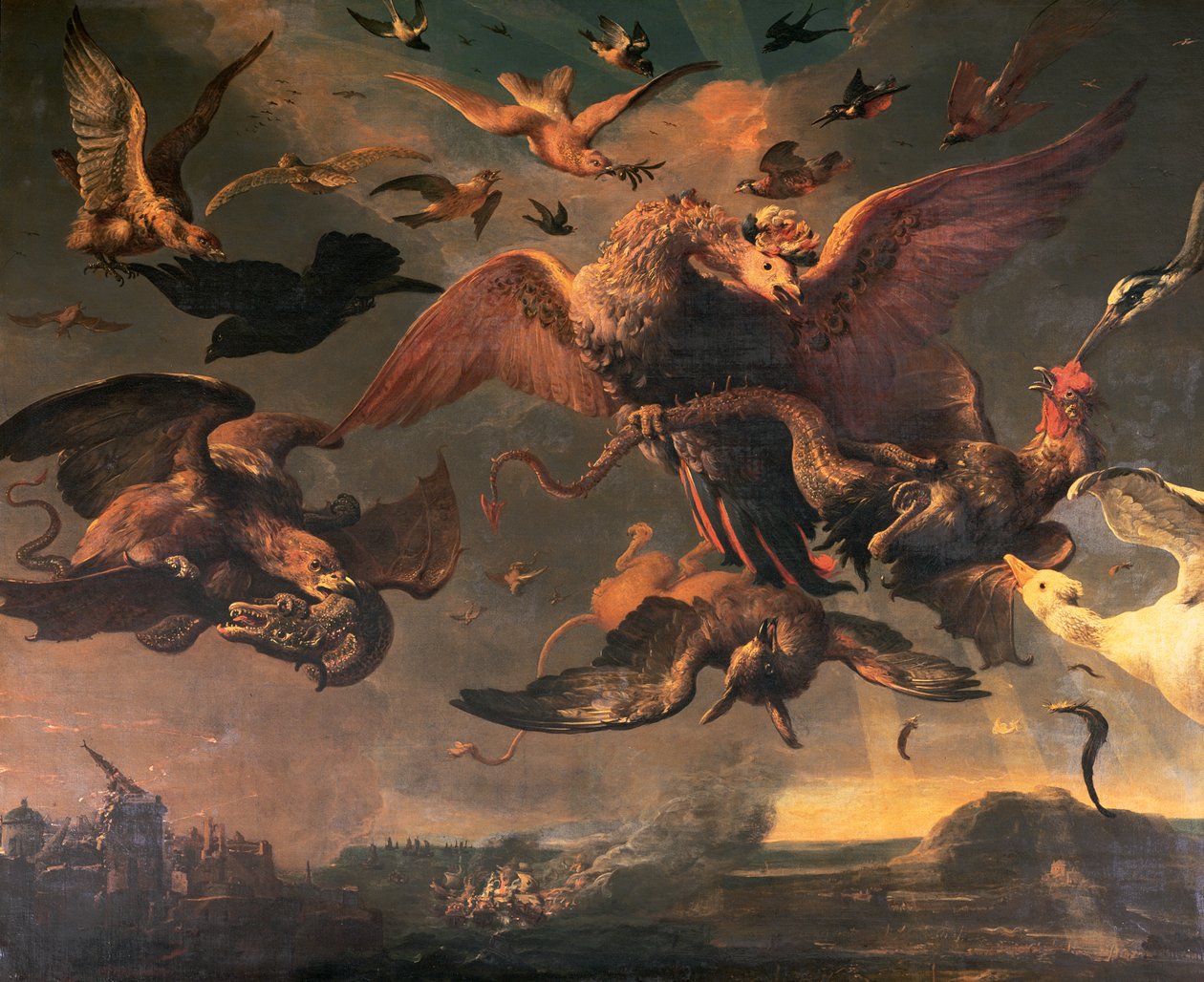 Les Guerres des Lowlands de Guillaume III - Melchior de Hondecoeter