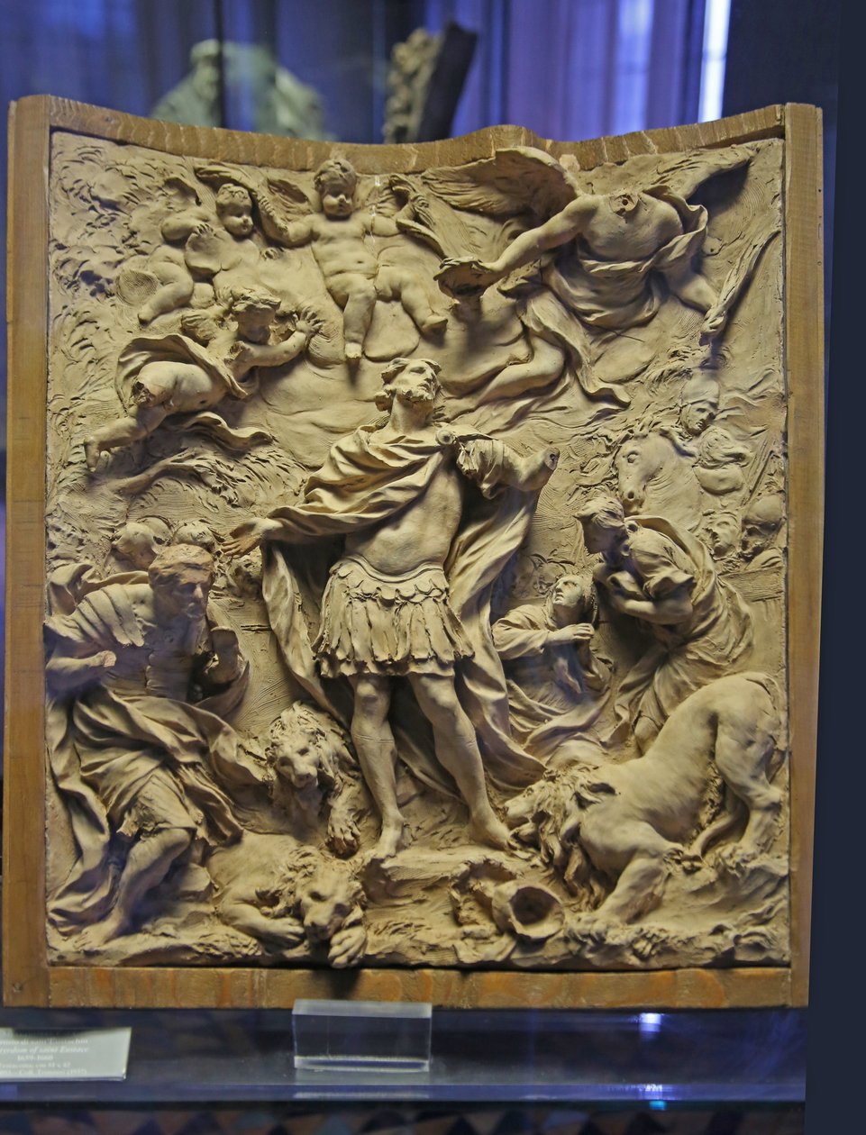 Le martyre de Saint Eustache, 1660 - Melchiorre Cafa