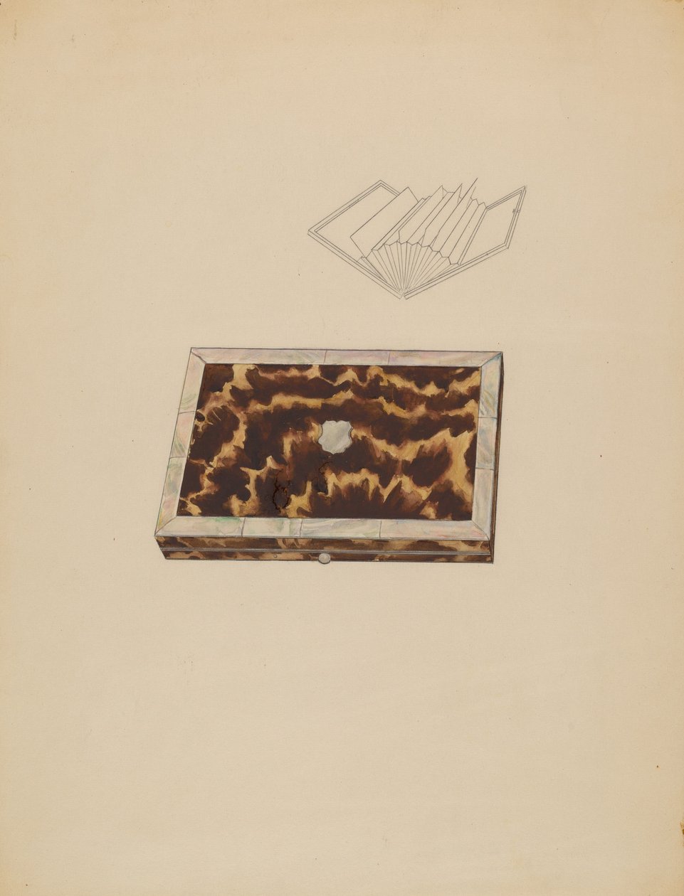 Étui à cartes, vers 1936 - Melita Hofmann
