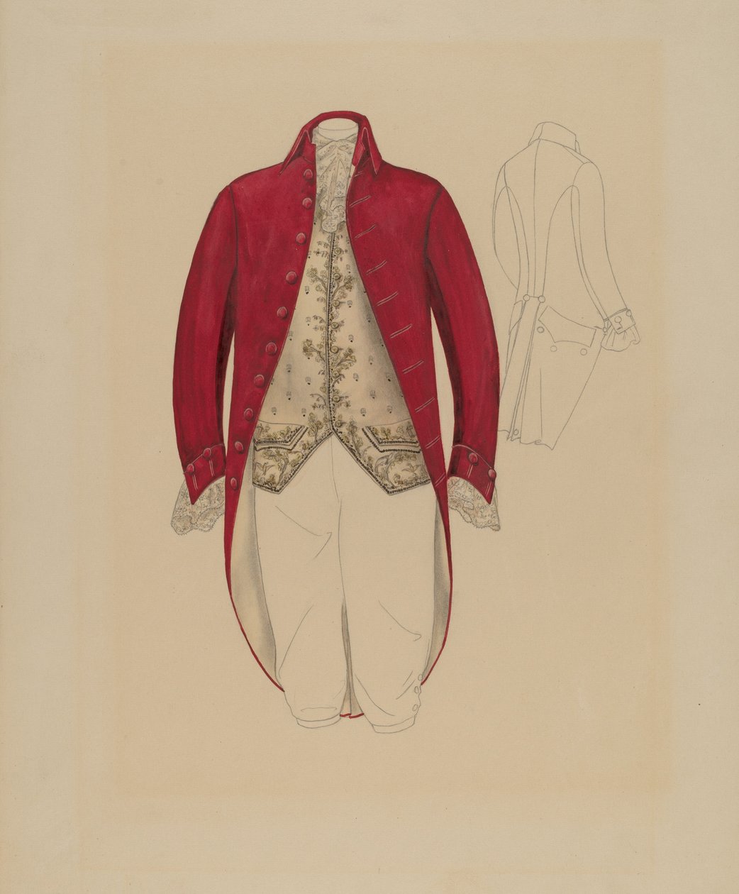 Manteau et gilet d
