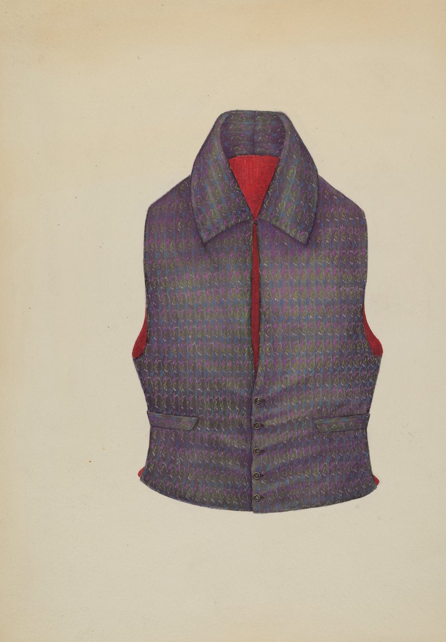 Gilet, vers 1937 - Melita Hofmann