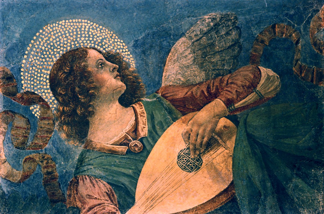 Un ange jouant du luth, 15e siècle - Melozzo da Forli