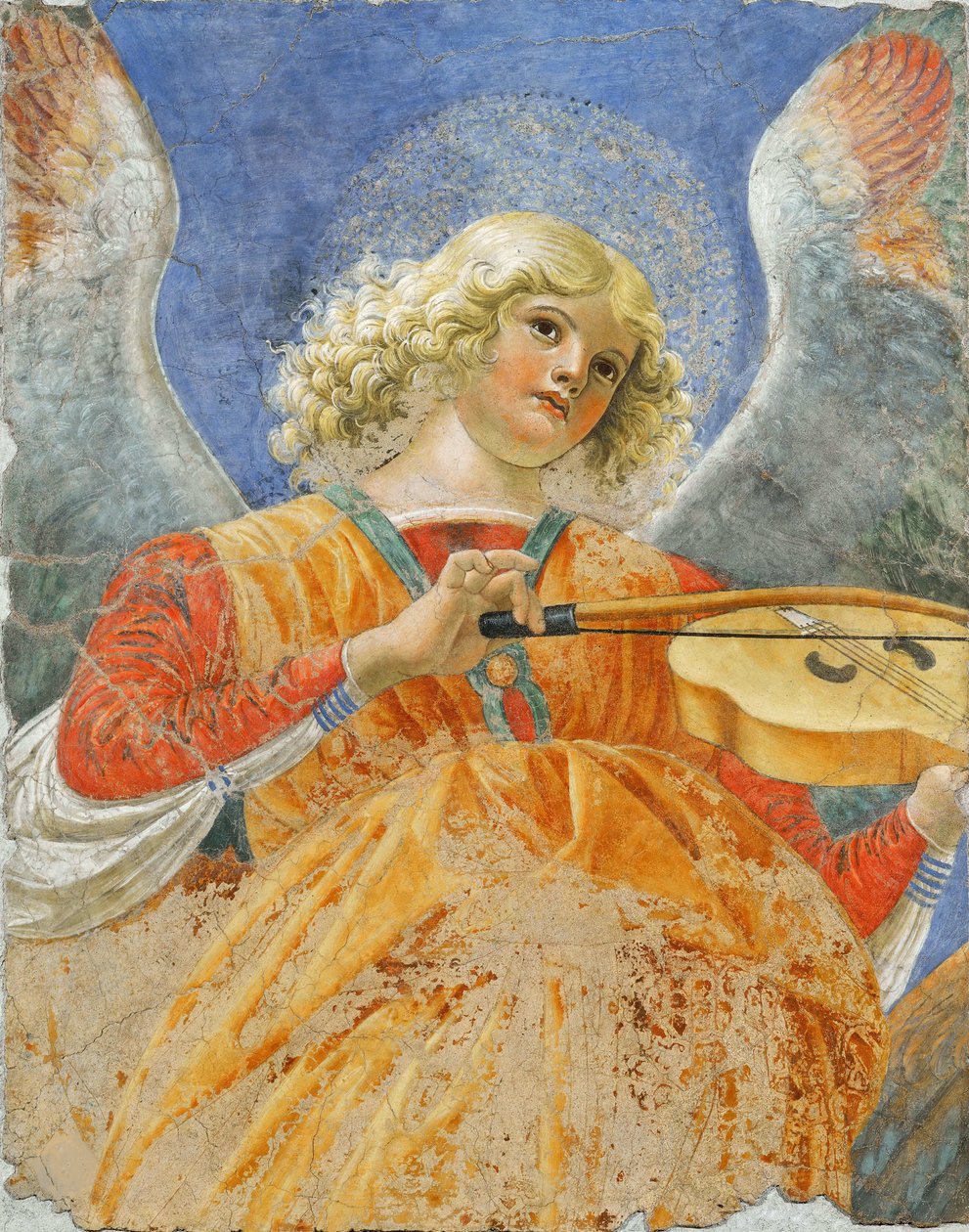 Ange musicien par Melozzo da Forli, vers 1480 (fresque) - Melozzo da Forli