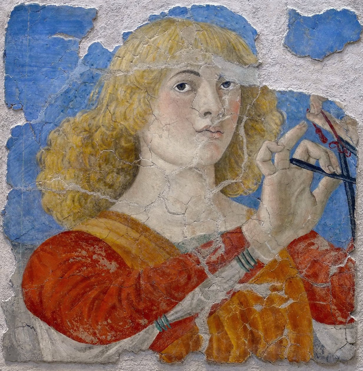 Ange musicien par Melozzo da Forli, vers 1480 (fresque) - Melozzo da Forli