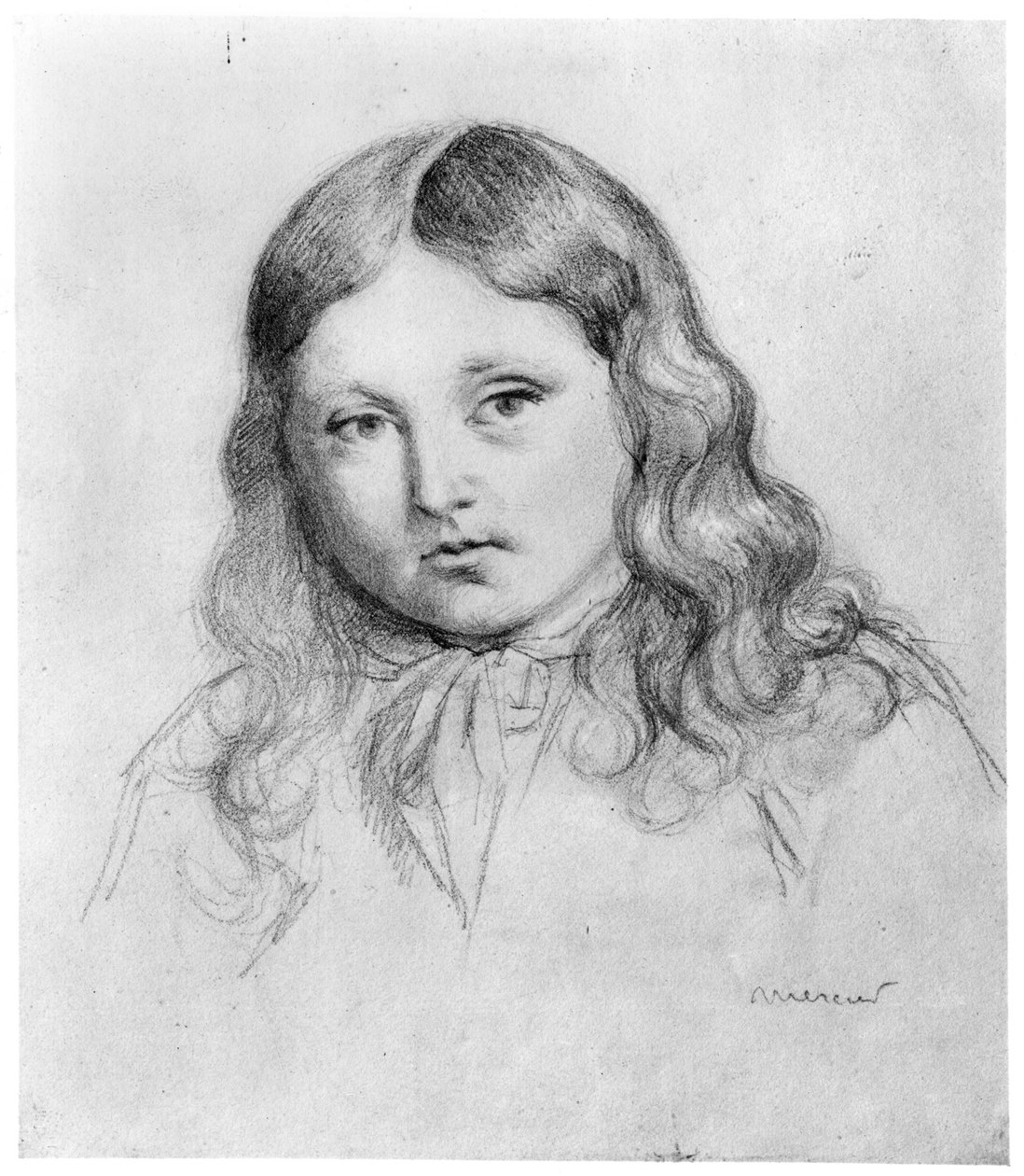 Portrait de Solange Sand (née en 1828) - Mercier