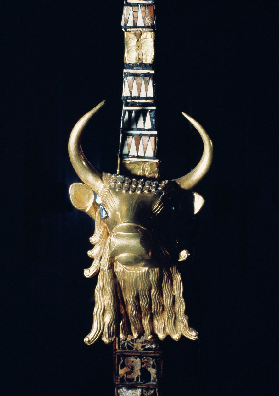Tête de taureau, décoration d