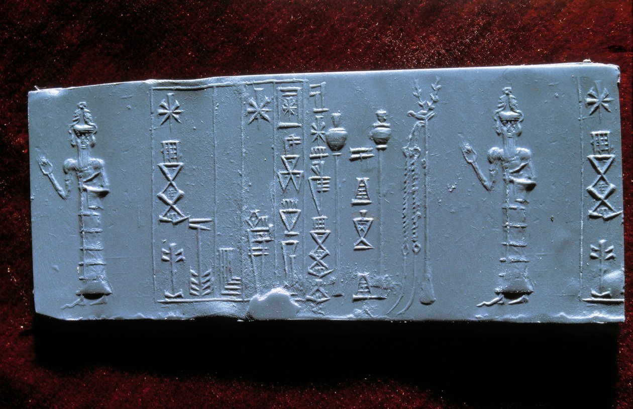 Art oriental : sceau du docteur Ur-Lugal (Ur Lugal, 3e millénaire av. J.-C.) - Mesopotamian Mesopotamian