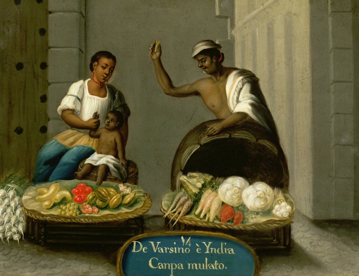 Un homme de Varsino et sa femme amérindienne, d