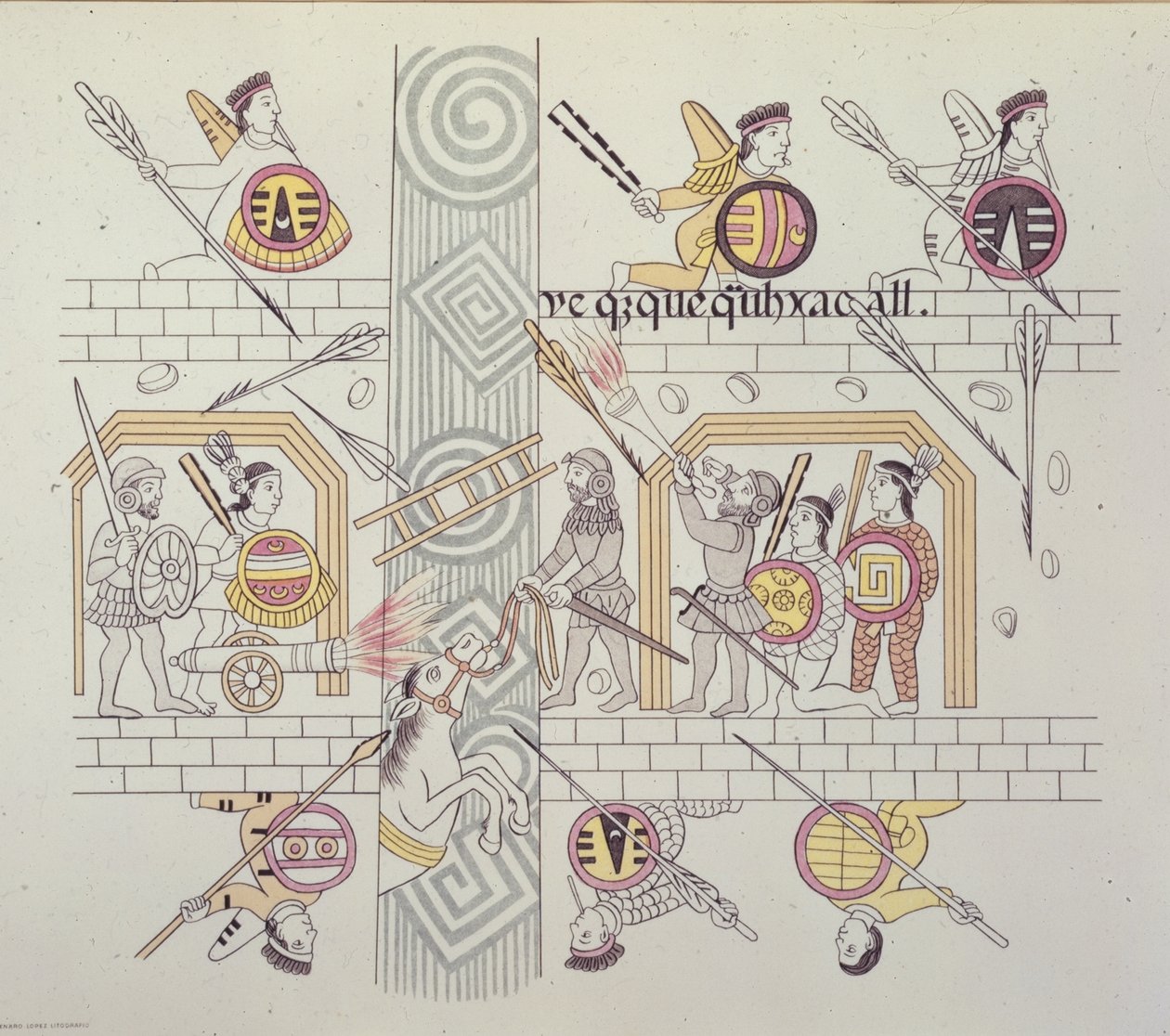 Espagnols et Aztèques, de 
