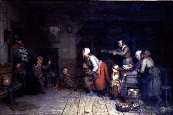 Le retour à la maison - Johann Georg Meyer von Bremen