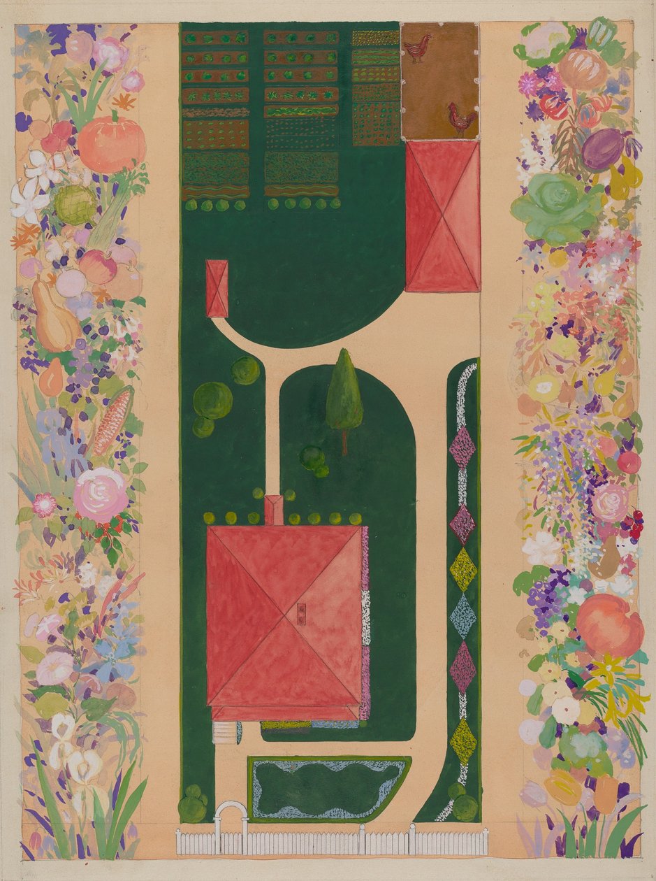 Maison et jardin de Samuel Harrison, vers 1936 - Meyer Goldbaum