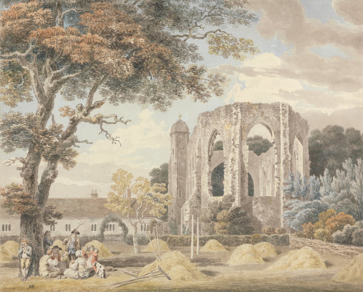 La chapelle du monastère des Frères Gris, Winchester - Michael Angelo Rooker