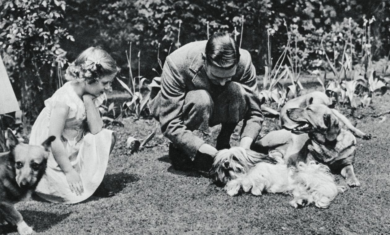 Le roi George VI et la princesse Margaret Rose, 1937 - Michael Chance