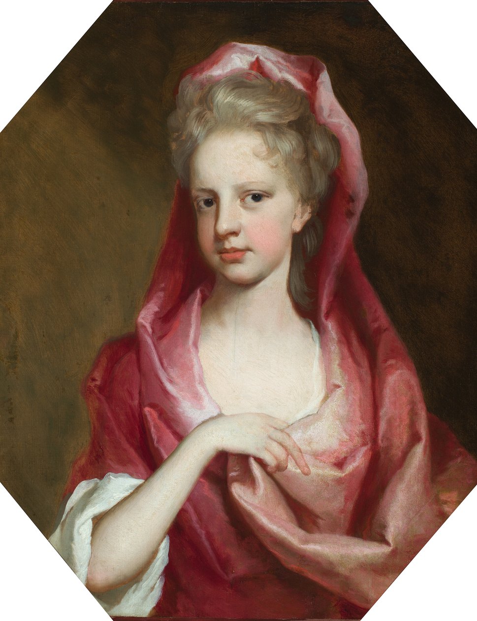 Portrait de Lady Anne Seymour, Marquise de Carmarthen (Huile sur toile) - Michael Dahl