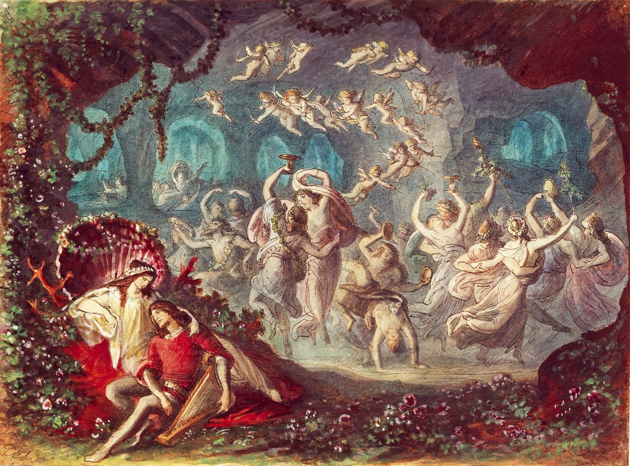Décor de scène pour Tannhäuser de Richard Wagner au Théâtre National de Munich - Michael Echter