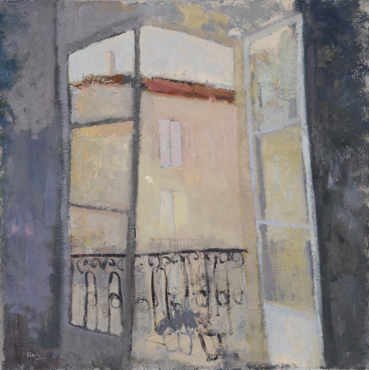 40 Rue Royale, 2015 (huile sur lin) - Michael G. Clark