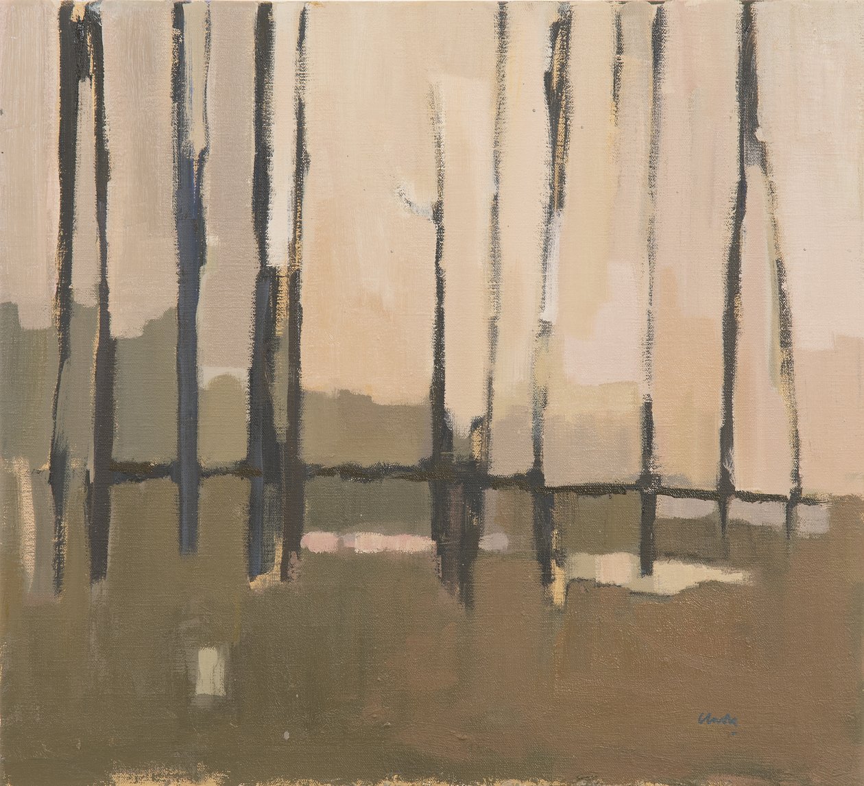 Jardins des Tuileries, 2017 (huile sur lin) - Michael G. Clark
