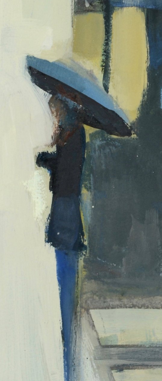 Paris sous la pluie, 2017 (aquarelle sur papier) - Michael G. Clark
