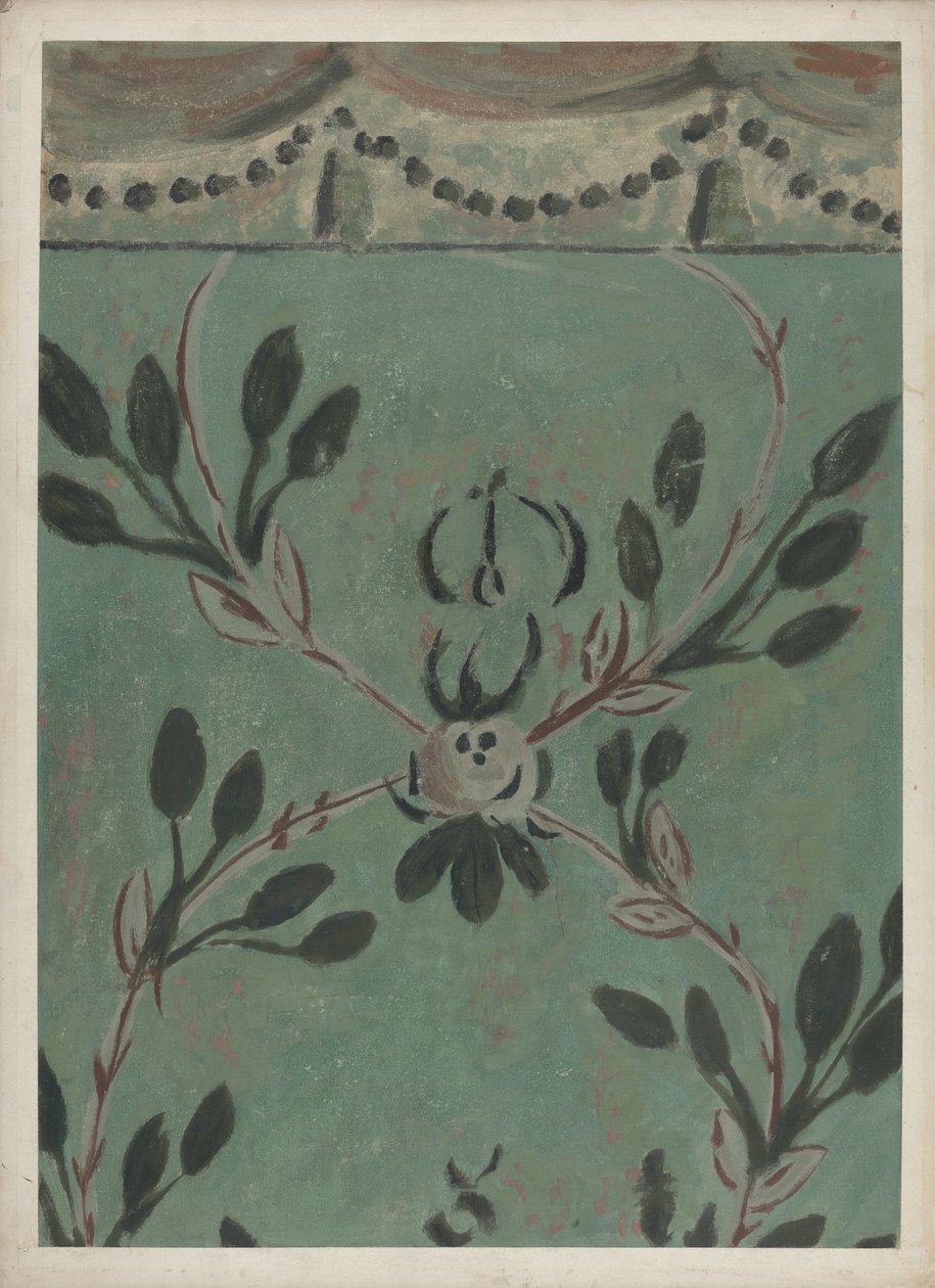 Décoration murale à main levée, 1935-1942 - Michael Lauretano
