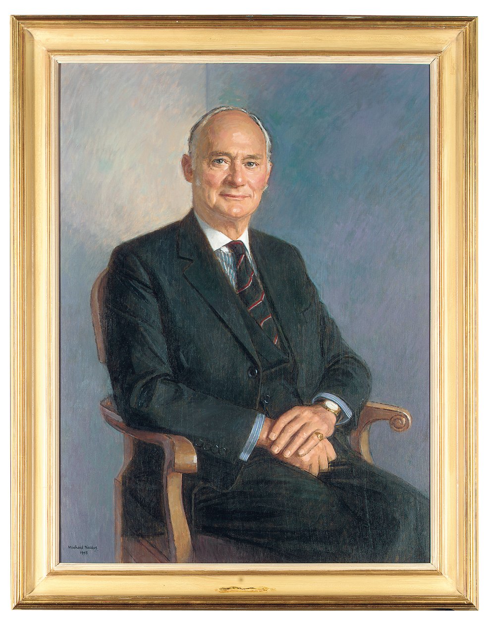 Portrait de Henry Lambert, assis - Michael Noakes