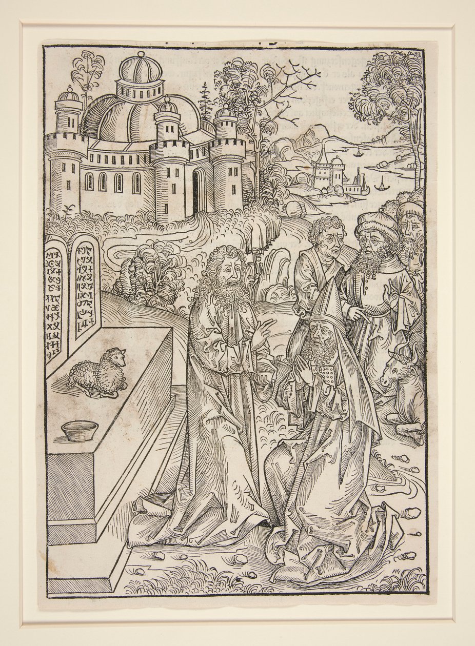Page de Stephan Fridolin, Der Schatzbehalter (Nuremberg : Anton Koberger, 1491) - Michael Wolgemut