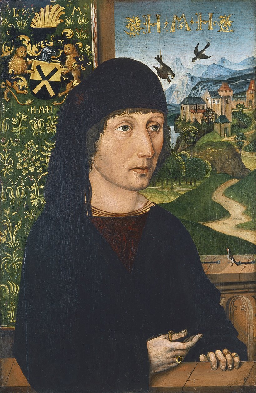 Portrait de Levinus Memminger, ca 1485 - Michael Wolgemut