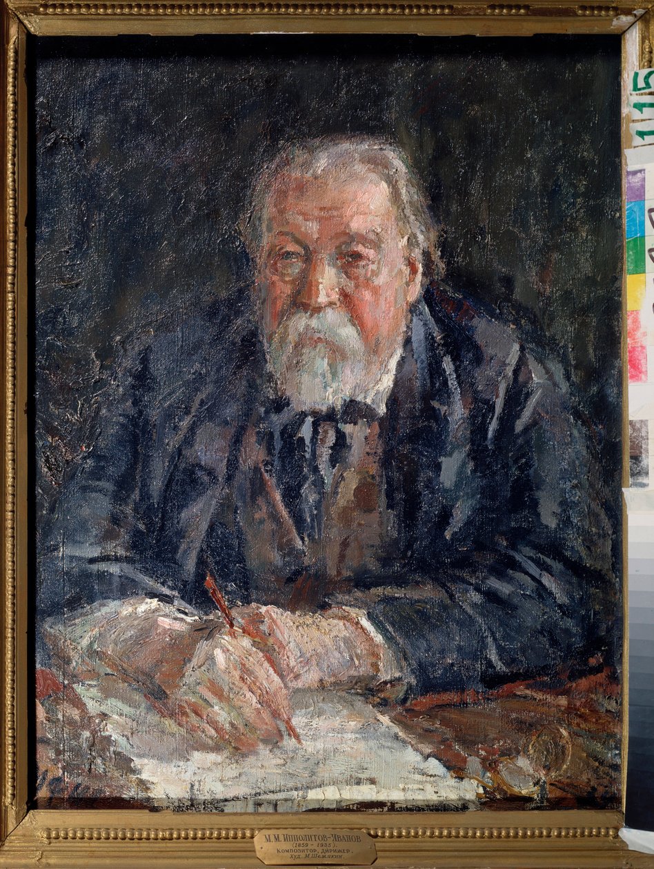Portrait du compositeur Mikhail Ippolitov Ivanov - Michail Fyodorovich Shemyakin