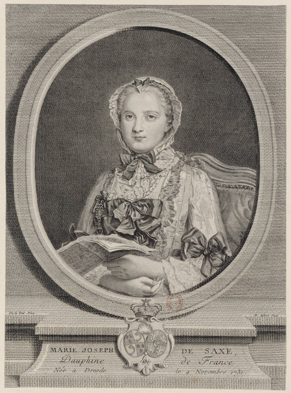 Marie Josèphe, Dauphine de France en 1747 - Michel Aubert