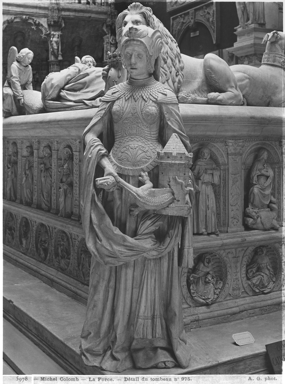 Nantes, Cathédrale Saint-Pierre et Saint-Paul, Tombeau de François II, Duc de Bretagne et Marguerite de Foix, détail de la Force, 1502-07 - Michel Colombe