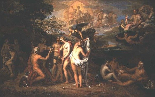 Le jugement de Paris - Michel (attr. to) Corneille
