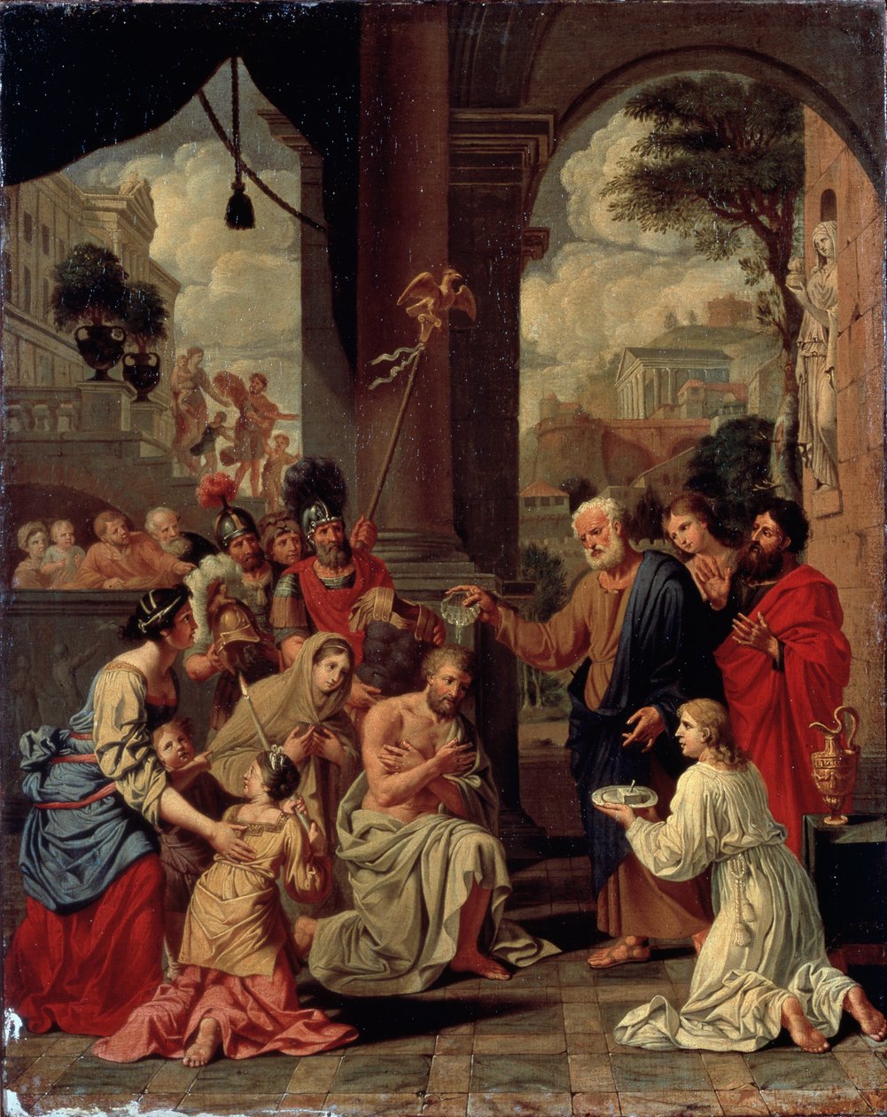 Le Baptême de Saint Cornelius le Centurion, 17ème siècle - Michel Corneille the Elder