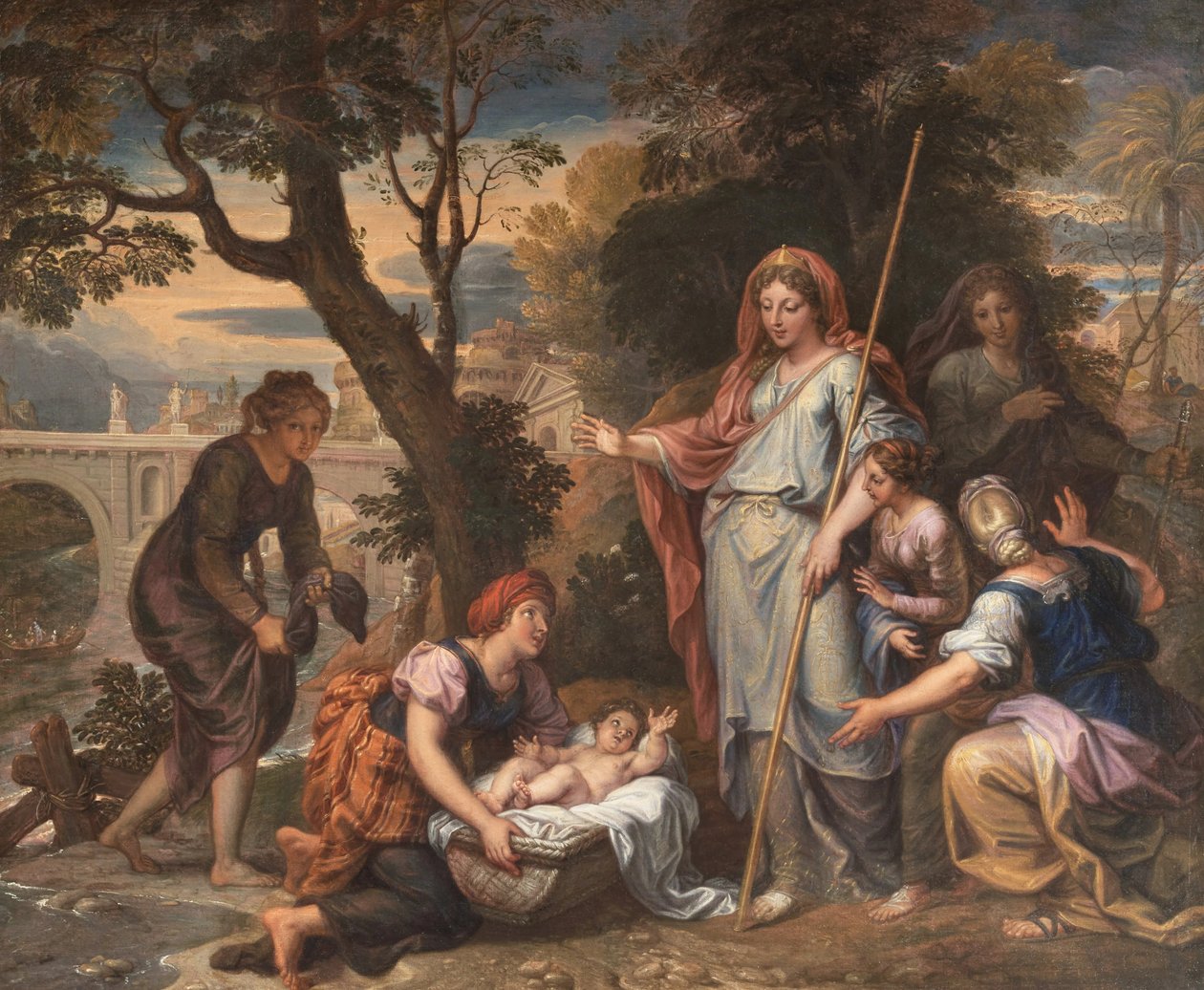 French: Moïse sauvé des eaux - Michel Corneille the Younger