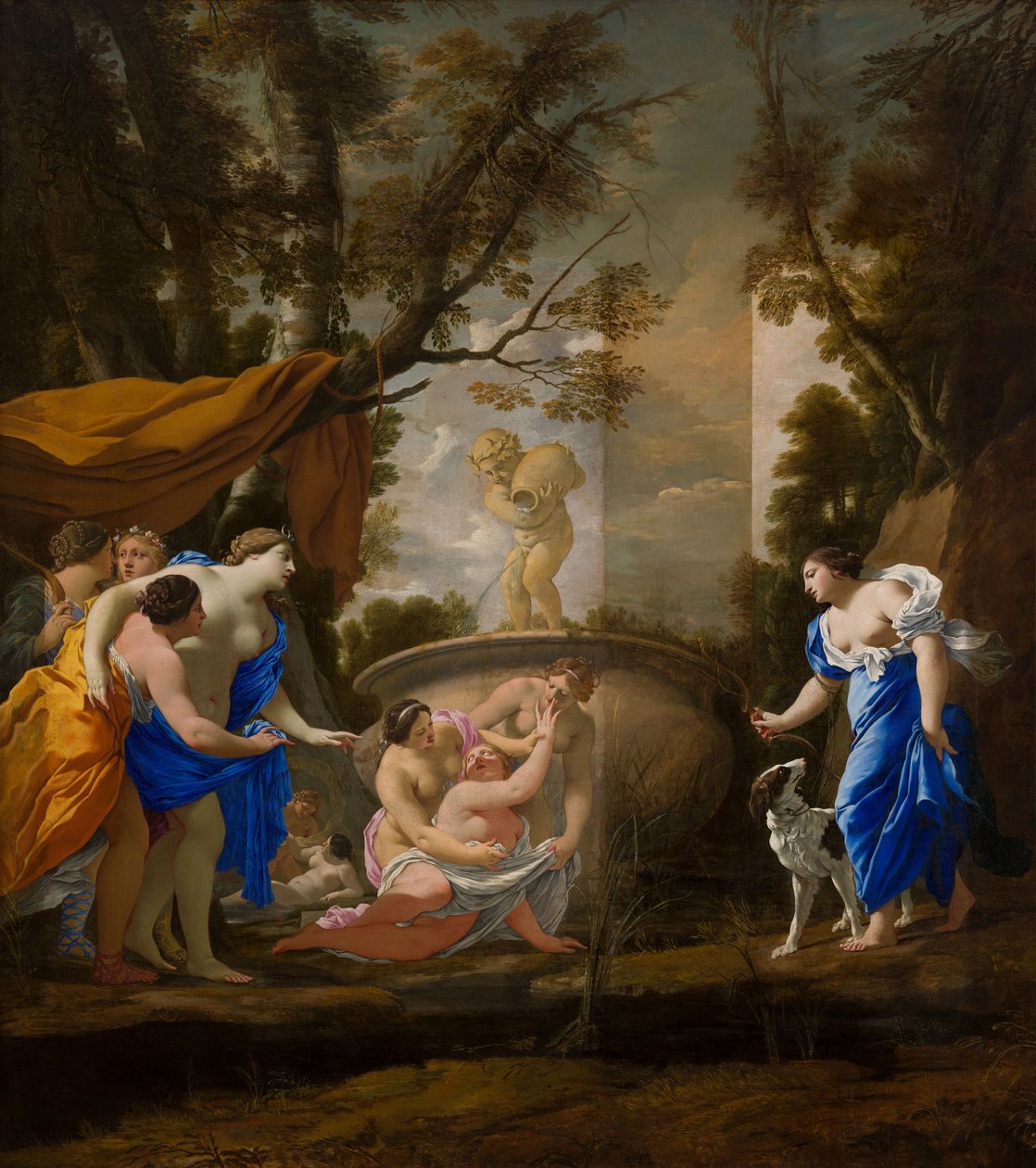 Diane découvrant la grossesse de Callisto - Michel Dorigny