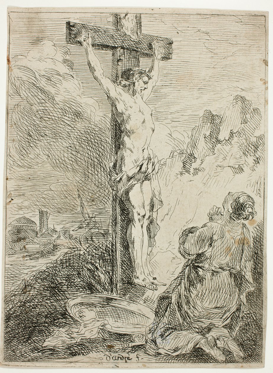 Le Christ sur la croix - Michel Francois Dandre Bardon