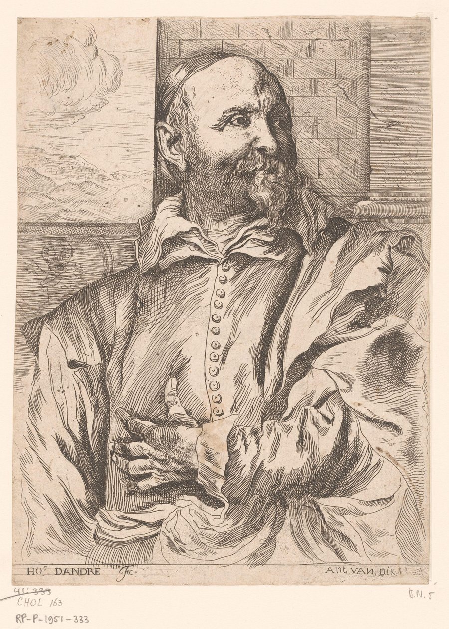 Portrait de Jan (I) Snellinck - Michel Francois Dandre Bardon