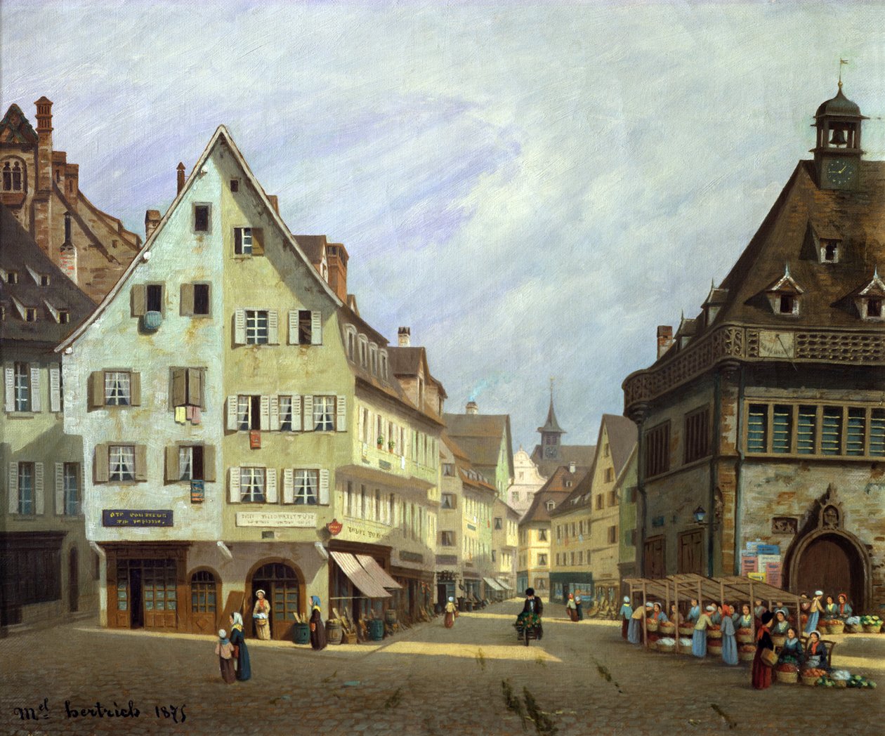 Place du Marché-aux-Fruits, Colmar, 1875 - Michel Hertrich