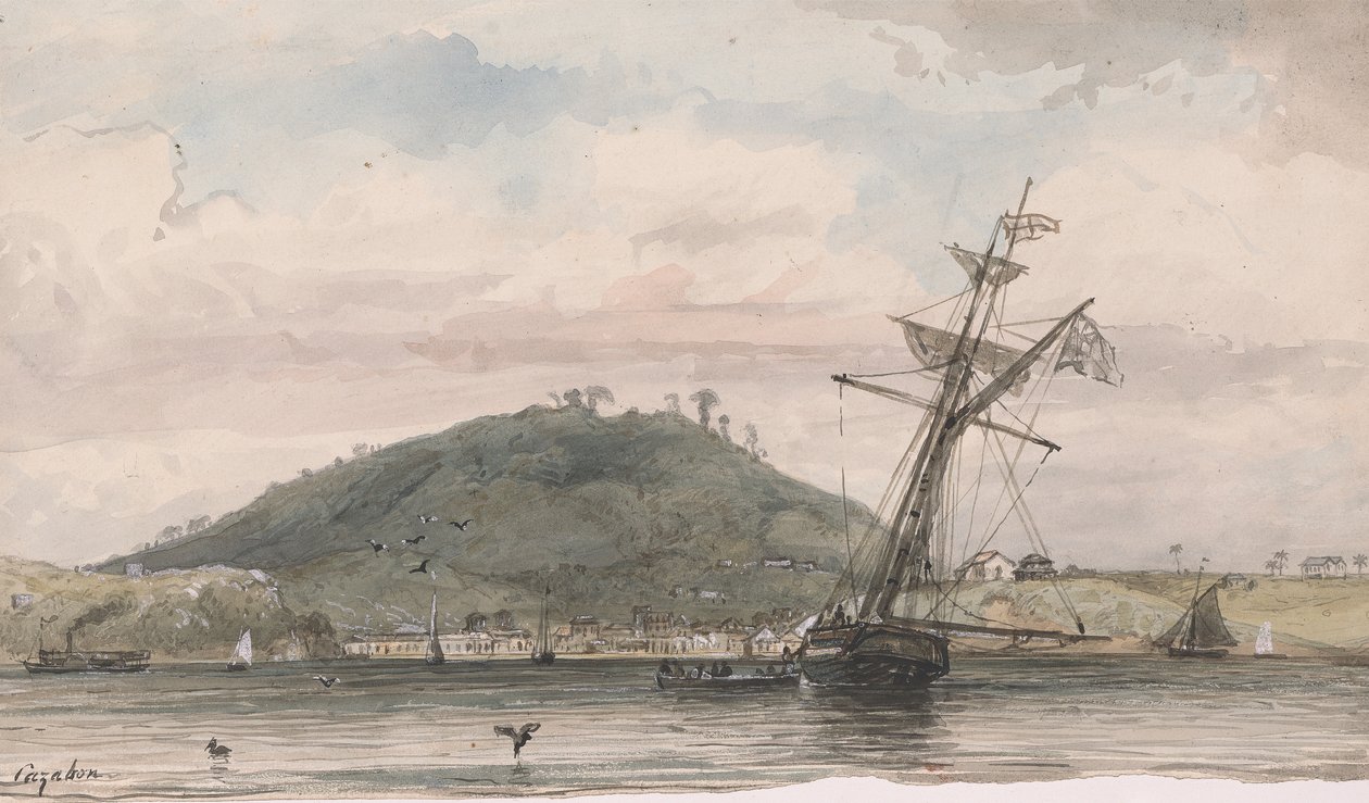 San Fernando et colline de Naparima - Michel Jean Cazabon