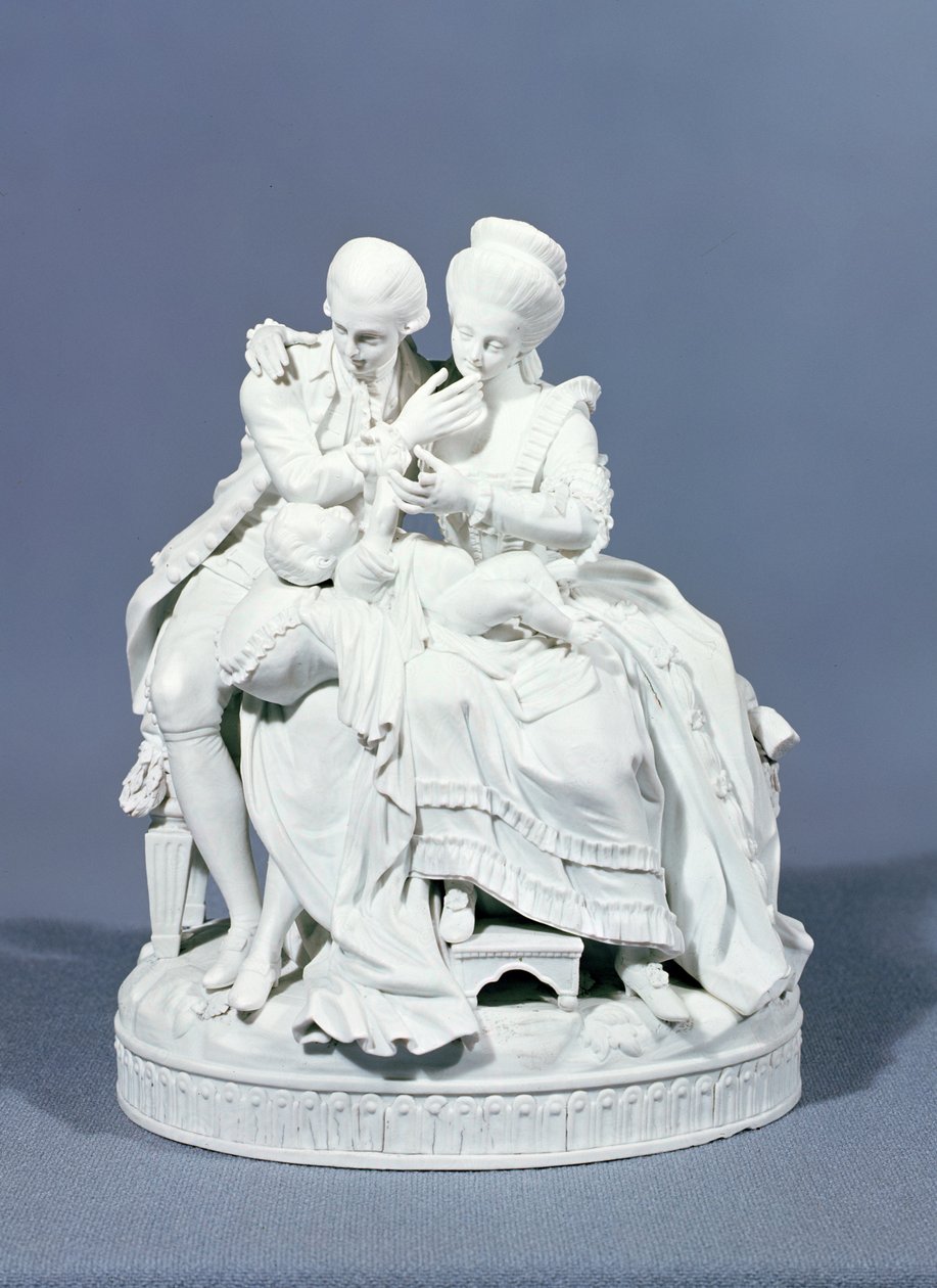 Les parents heureux, Meissen, c.1770 - Michel Victor Acier