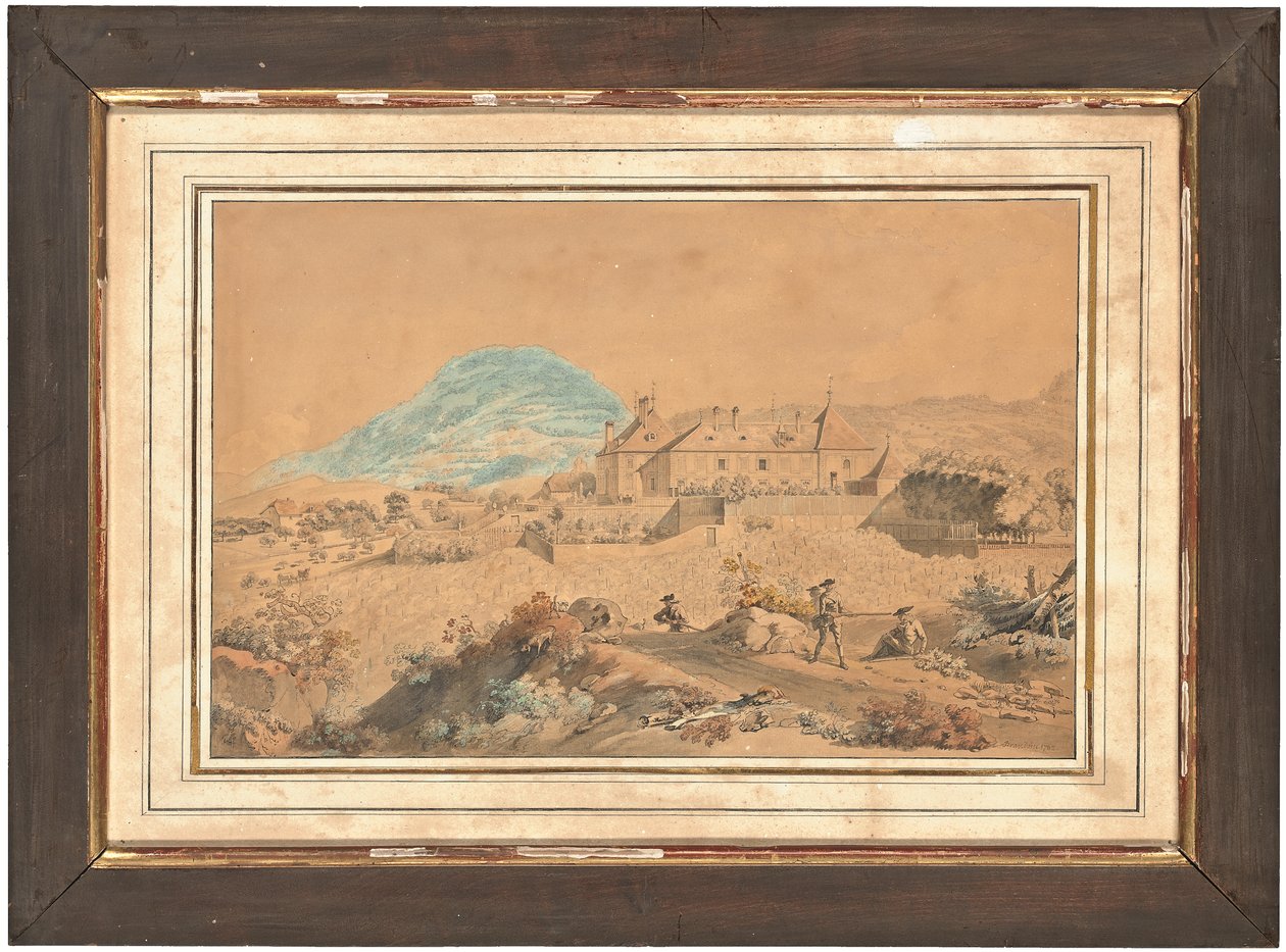 Une des quatre vues du château d
