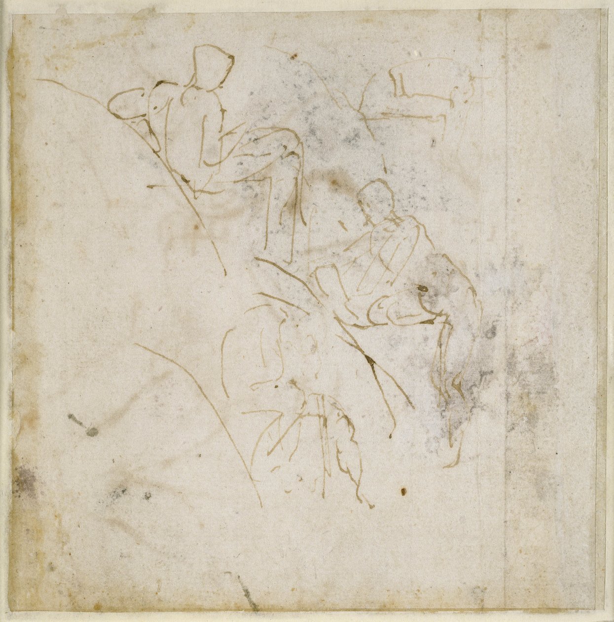 Étude de figure, vers 1511 - Michelangelo Buonarroti