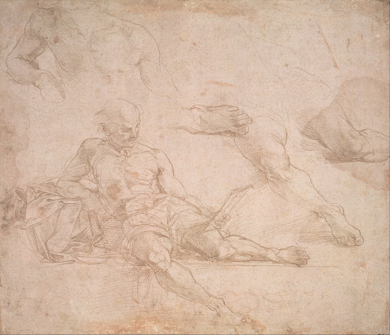 Étude pour la figure de Diogène dans l