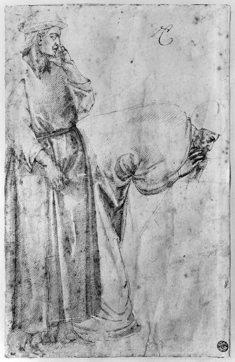 Deux figures - Michelangelo Buonarroti