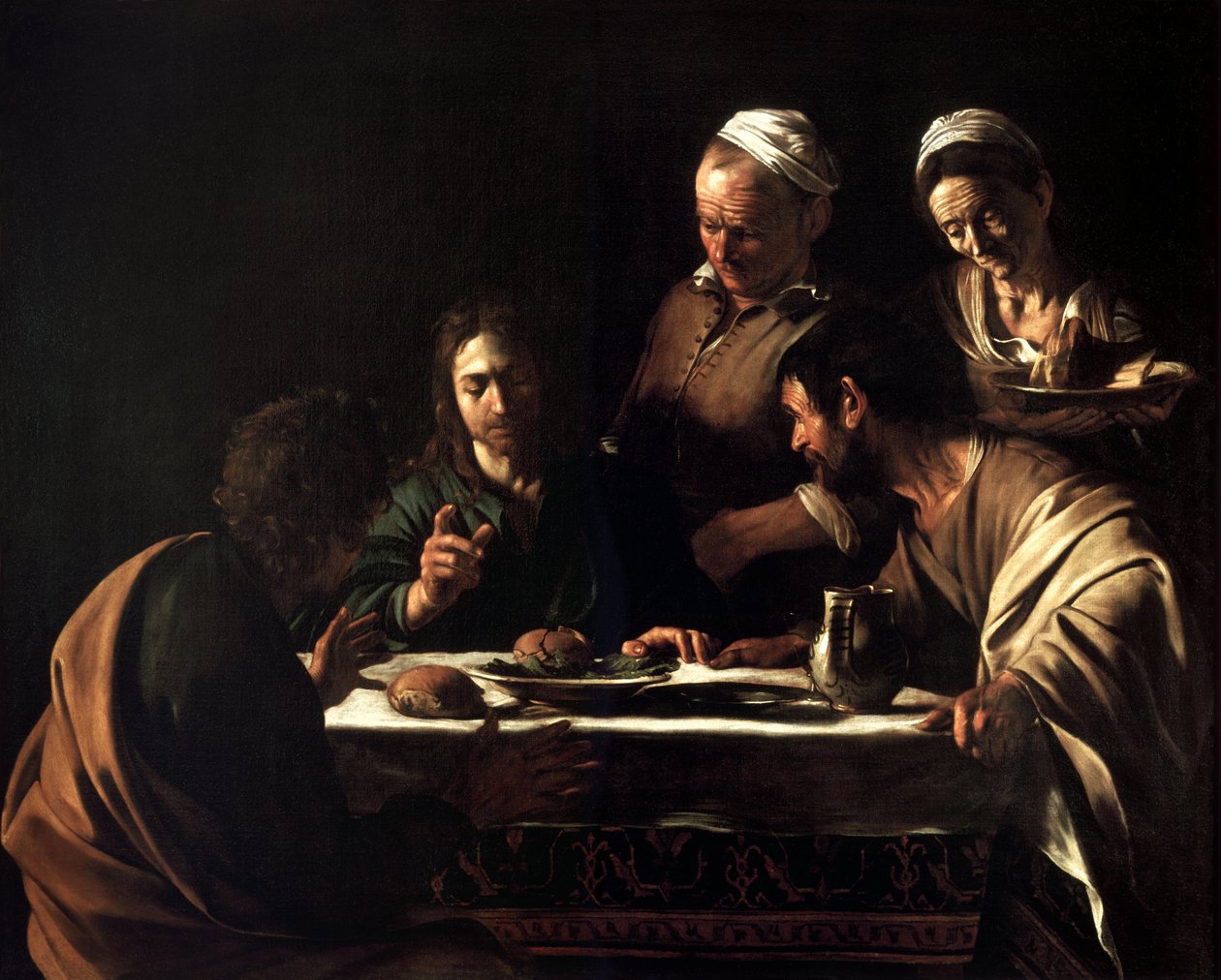 Le Souper à Emmaüs - Michelangelo Merisi Caravaggio