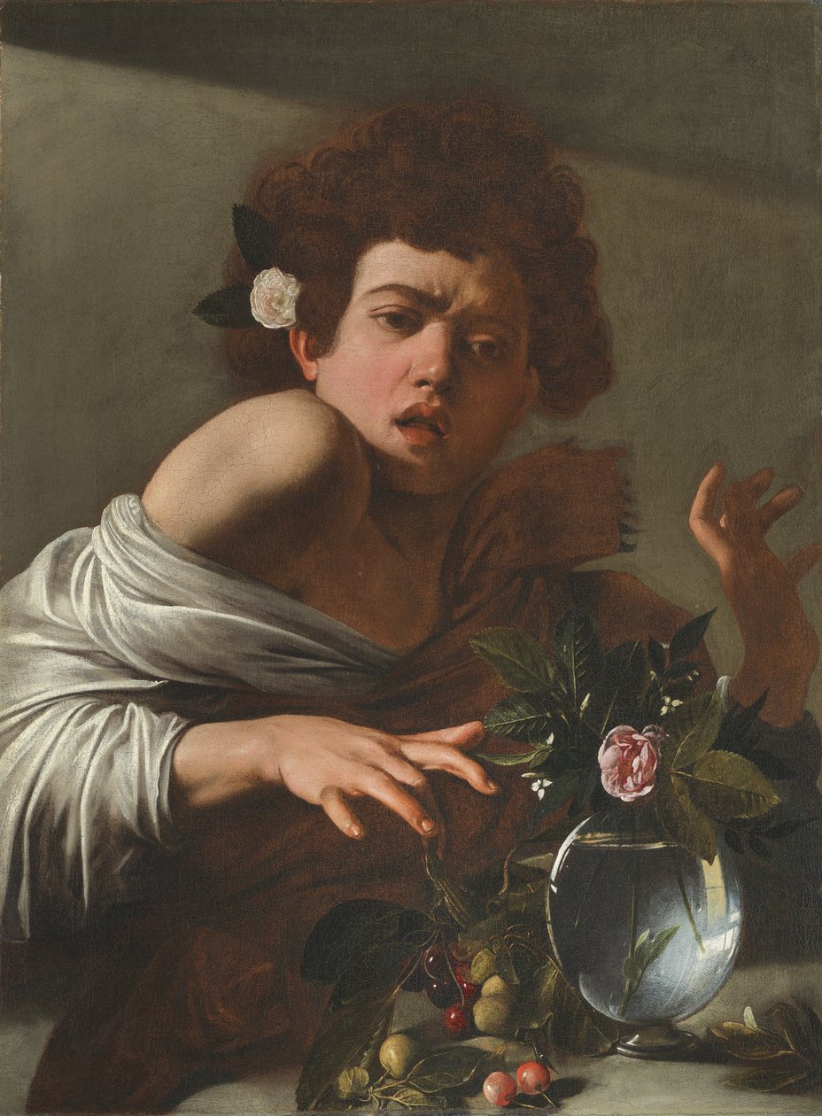 Garçon mordu par un lézard, vers 1595-1600 - Michelangelo Merisi Caravaggio
