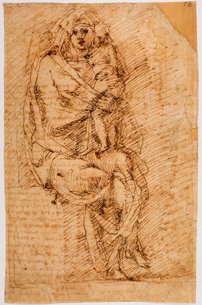 Madonna et Enfant - Michelangelo (after) Buonarroti